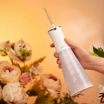 Ирригатор Scarlett SC-WF01 портатив. 4насад. белый - купить недорого с доставкой в интернет-магазине