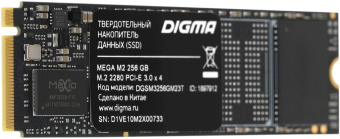 Накопитель SSD Digma PCIe 3.0 x4 256GB DGSM3256GM23T Mega M2 M.2 2280 - купить недорого с доставкой в интернет-магазине