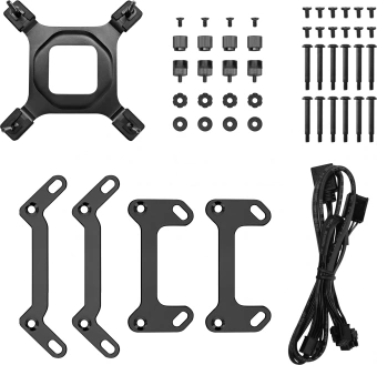 Система водяного охлаждения Deepcool Mystique 360 ARGB Soc-AM5/AM4/1200/1700/1851 черный 4-pin 36.49dB Al LCD 300W 1847gr Ret (R-LX750-BKADSNC-G-1) - купить недорого с доставкой в интернет-магазине