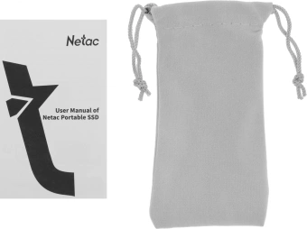 Накопитель SSD Netac USB-C 1000GB NT01ZX20-001T-32BL ZX20 2.5" синий - купить недорого с доставкой в интернет-магазине