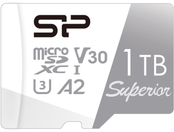 Флеш карта microSDXC 1TB Silicon Power SP001TBSTXDA2V20 Superior V30 A2 w/o adapter - цена, купить или заказать с доставкой в интернет-магазине Флеш карта microSDXC 1TB Silicon Power SP001TBSTXDA2V20 Superior V30 A2 w/o adapter - купить недорого с доставкой в интернет-магазине