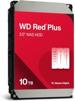 Жесткий диск WD SATA-III 10TB WD100EFGX NAS Red Plus (7200rpm) 512Mb 3.5" - купить недорого с доставкой в интернет-магазине