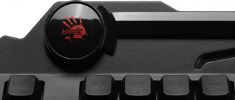 Клавиатура A4Tech B318 черный USB Multimedia for gamer LED (подставка для запястий) кабель 1.8м - купить недорого с доставкой в интернет-магазине