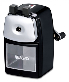 Точилка для карандашей механическая Kw-Trio 30VA 30VA-BLK 1 отверстие металл черный - купить недорого с доставкой в интернет-магазине