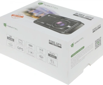 Видеорегистратор Navitel R385 GPS черный 1440x2560 1440p 140гр. GPS CV7327 - купить недорого с доставкой в интернет-магазине