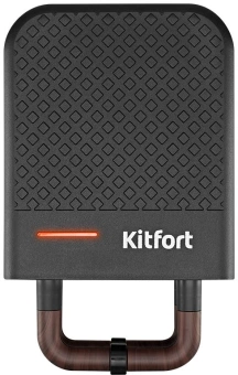 Вафельница Kitfort КТ-3652 600Вт черный/коричневый - купить недорого с доставкой в интернет-магазине