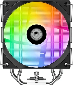 Устройство охлаждения(кулер) ID-Cooling SE-214-XT V2 ARGB Soc-AM5/AM4/1200/1700/1851 серебристый/черный 4-pin 16-27.2dB Al+Cu 200W 810gr Ret (SE-214-XT V2 ARGB) - купить недорого с доставкой в интернет-магазине