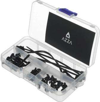 Корпус Azza Cove черный без БП ATX 6x120mm 2x140mm 1xUSB2.0 1xUSB3.0 audio bott PSU - купить недорого с доставкой в интернет-магазине