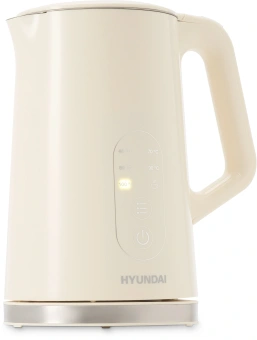 Чайник электрический Hyundai HYK-S3605 1.7л. 2200Вт кремовый корпус: металл - купить недорого с доставкой в интернет-магазине