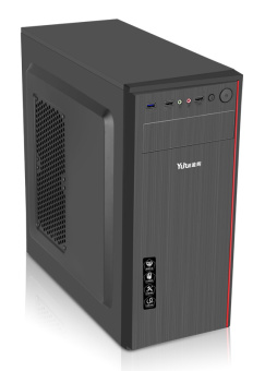 Корпус Accord JP-II черный без БП ATX 6x120mm 2xUSB2.0 1xUSB3.0 audio - купить недорого с доставкой в интернет-магазине