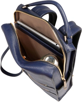 Рюкзак женский Piquadro Patricia CA6771W140/BLU темно-синий натур.кожа - купить недорого с доставкой в интернет-магазине