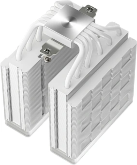 Устройство охлаждения(кулер) Deepcool AG620 Wh V2 ARGB Soc-AM5/AM4/1200/1700/1851 белый 4-pin 15-29.4dB Al+Cu 260W 1330gr Ret (R-AG620-WHAMMN-GJD) - купить недорого с доставкой в интернет-магазине