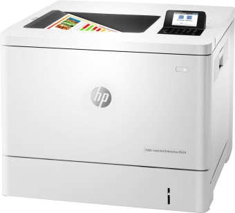 Принтер лазерный HP Color LaserJet Enterprise M554dn (7ZU81A) A4 Duplex белый - купить недорого с доставкой в интернет-магазине