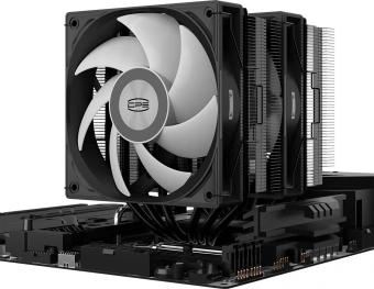 Устройство охлаждения(кулер) PcCooler RT620 ARGB Soc-AM5/AM4/1151/1200/2066/1700 черный 4-pin 34.9dB Al+Cu 265W Ret (RT620-BKAWXX-GL) - купить недорого с доставкой в интернет-магазине