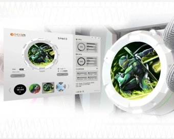 Система водяного охлаждения ID-Cooling SL360 ARGB Soc-AM5/AM4/1200/1700/1851 белый 4-pin 14-30dB Al+Cu LCD 350W Ret (SL360 WHITE) - купить недорого с доставкой в интернет-магазине