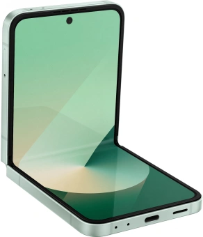 Смартфон Samsung SM-F741B Galaxy Z Flip 6 5G 256Gb 12Gb мятный раскладной 3G 4G 1Sim 6.7" 1080x2640 Android 14 50Mpix 802.11 a/b/g/n/ac/ax NFC GPS GSM900/1800 GSM1900 TouchSc Protect - купить недорого с доставкой в интернет-магазине