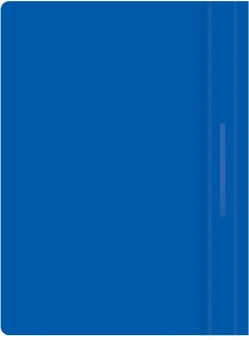 Папка-скоросшиватель Silwerhof Eco SE-PSE20/BLU A4 прозрач.верх.лист пластик синий 0.11/0.13 - купить недорого с доставкой в интернет-магазине