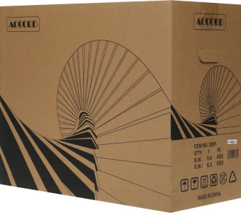Корпус Accord 3501 черный без БП ATX 8x120mm 5x140mm 2x200mm 2xUSB2.0 1xUSB3.0 audio bott PSU - купить недорого с доставкой в интернет-магазине