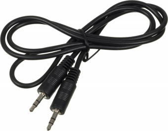 Кабель аудио Ningbo Jack 3.5 (m)/Jack 3.5 (m) 1м. черный (JAAC002-1) - купить недорого с доставкой в интернет-магазине