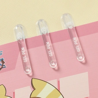 Ручка гелев. Deli Super Wings (EG105-PR) ассорти d=0.5мм фиол. черн. 1стерж. пулевидный пиш. наконечник кругл. резин. манжета - купить недорого с доставкой в интернет-магазине