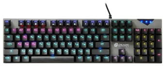 Клавиатура Оклик 935G RAGNAR механическая черный USB Multimedia for gamer LED (подставка для запястий) - купить недорого с доставкой в интернет-магазине
