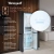 Холодильник Weissgauff WCD 450 Rock Glass NoFrost Inverter 3-хкамерн. графит темный инвертер - купить недорого с доставкой в интернет-магазине