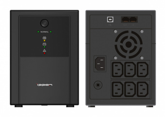 Источник бесперебойного питания Ippon Back Basic 1500 900Вт 1500ВА черный - купить недорого с доставкой в интернет-магазине