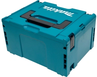 Ящик для инструментов Makita Makpac тип 3 24.47л 1отд. бирюзовый/черный (821551-8) - купить недорого с доставкой в интернет-магазине