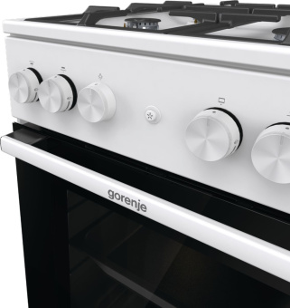 Плита Газовая Gorenje GG5A11WF белый (без крышки) реш.чугун - купить недорого с доставкой в интернет-магазине