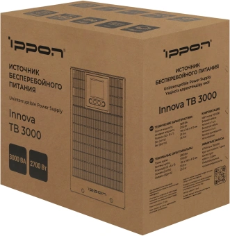 Источник бесперебойного питания Ippon Innova TB 3000 2700Вт 3000ВА черный - купить недорого с доставкой в интернет-магазине