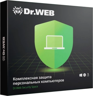 Программное Обеспечение DR.Web Security Space 2 ПК / 1 год (BHW-B-12M-2-A3) - купить недорого с доставкой в интернет-магазине