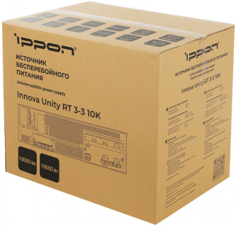 Источник бесперебойного питания Ippon Innova Unity RT 3-3 10K 10000Вт 10000ВА черный - купить недорого с доставкой в интернет-магазине