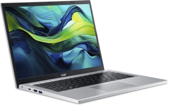 Ноутбук Acer Aspire Go AG14-31P-P7CL N-series N200 8Gb SSD512Gb Intel UHD Graphics 14" IPS WUXGA (1920x1200) noOS silver WiFi BT Cam (NX.KXECD.003) - купить недорого с доставкой в интернет-магазине