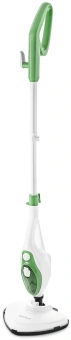 Швабра паровая Kitfort КТ-1004-2 1500Вт зеленый/белый - купить недорого с доставкой в интернет-магазине