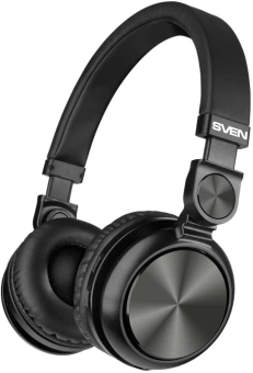 Гарнитура накладные Sven AP-B650MV черный беспроводные bluetooth оголовье (SV-019310) - купить недорого с доставкой в интернет-магазине