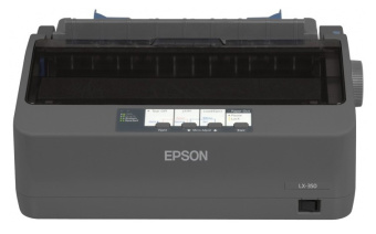 Принтер матричный Epson LX-350 (C11CC24031/C11CC24032) A4 черный - купить недорого с доставкой в интернет-магазине