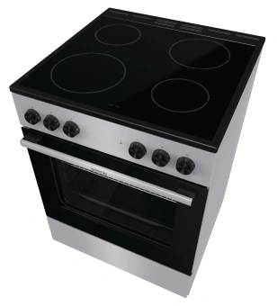 Плита Электрическая Gorenje GEC6A11SG серый стеклокерамика (без крышки) - купить недорого с доставкой в интернет-магазине