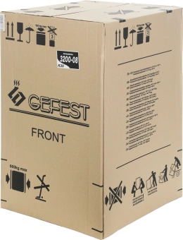 Плита Газовая Gefest ПГ 3200-08 К35 белый (без крышки) реш.сталь - купить недорого с доставкой в интернет-магазине