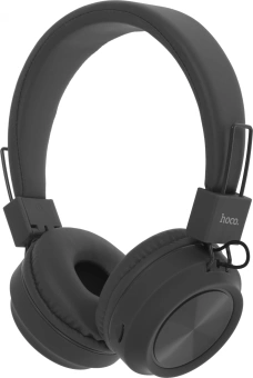 Гарнитура накладные Hoco Promise W25 1.2м серый беспроводные bluetooth оголовье - купить недорого с доставкой в интернет-магазине