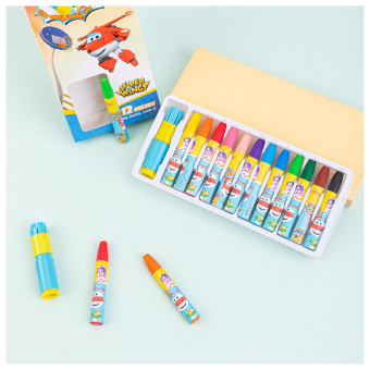 Масляная пастель Deli EC009-12 Super Wings шестигранные 12цв. картон.кор./европод. - купить недорого с доставкой в интернет-магазине