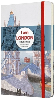 Блокнот Moleskine LIMITED EDITION I AM LONDON LEQP060IAMLO Large 130х210мм 240стр. слоновая кость страницы линейка твердая обложка белый - купить недорого с доставкой в интернет-магазине