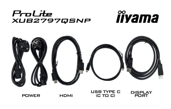 Монитор Iiyama 27" ProLite XUB2797QSNP-B1 черный IPS LED 16:9 HDMI M/M матовая HAS Piv 300cd 178гр/178гр 2560x1440 100Hz DP WQ HD 2K (1440p) USB 6.1кг - купить недорого с доставкой в интернет-магазине