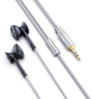 Наушники вкладыши Fiio FF3S 1.2м черный проводные в ушной раковине - купить недорого с доставкой в интернет-магазине