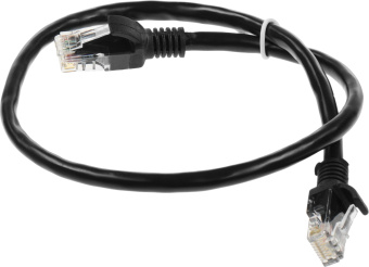 Патч-корд PP6U-0.5M/BK 10000G UTP 4 пары cat6 CCA molded 0.5м черный RJ-45 (m)-RJ-45 (m) - купить недорого с доставкой в интернет-магазине