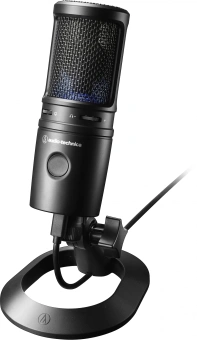 Микрофон проводной Audio-Technica AT2020USBX 2.0м черный - купить недорого с доставкой в интернет-магазине