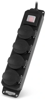 Сетевой фильтр Buro 400MDP-5-B 5м (4 розетки) черный (коробка) - купить недорого с доставкой в интернет-магазине