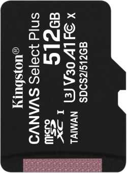 Флеш карта microSDXC 512GB Kingston SDCS2/512GBSP Canvas Select Plus w/o adapter - купить недорого с доставкой в интернет-магазине