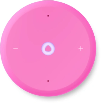 Умная колонка Yandex Станция Лайт 2 Алиса розовый 6W 1.0 BT/Wi-Fi 10м (YNDX-00026PNK) - купить недорого с доставкой в интернет-магазине