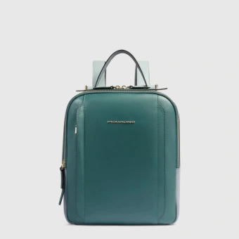Рюкзак женский Piquadro Circle CA5566W92/OTAV бирюзовый/голубой кожа - купить недорого с доставкой в интернет-магазине