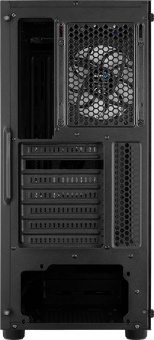 Корпус Aerocool Menace Saturn FRGB-G-BK-v1 черный без БП ATX 7x120mm 2x140mm 2xUSB3.0 audio bott PSU - купить недорого с доставкой в интернет-магазине